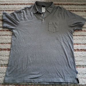 Patagonia Mens XL Squeaky Clean Polo Black And White Stripe Organic Cotton